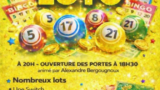 Loto du Club – Samedi 7 mars à Gourdon